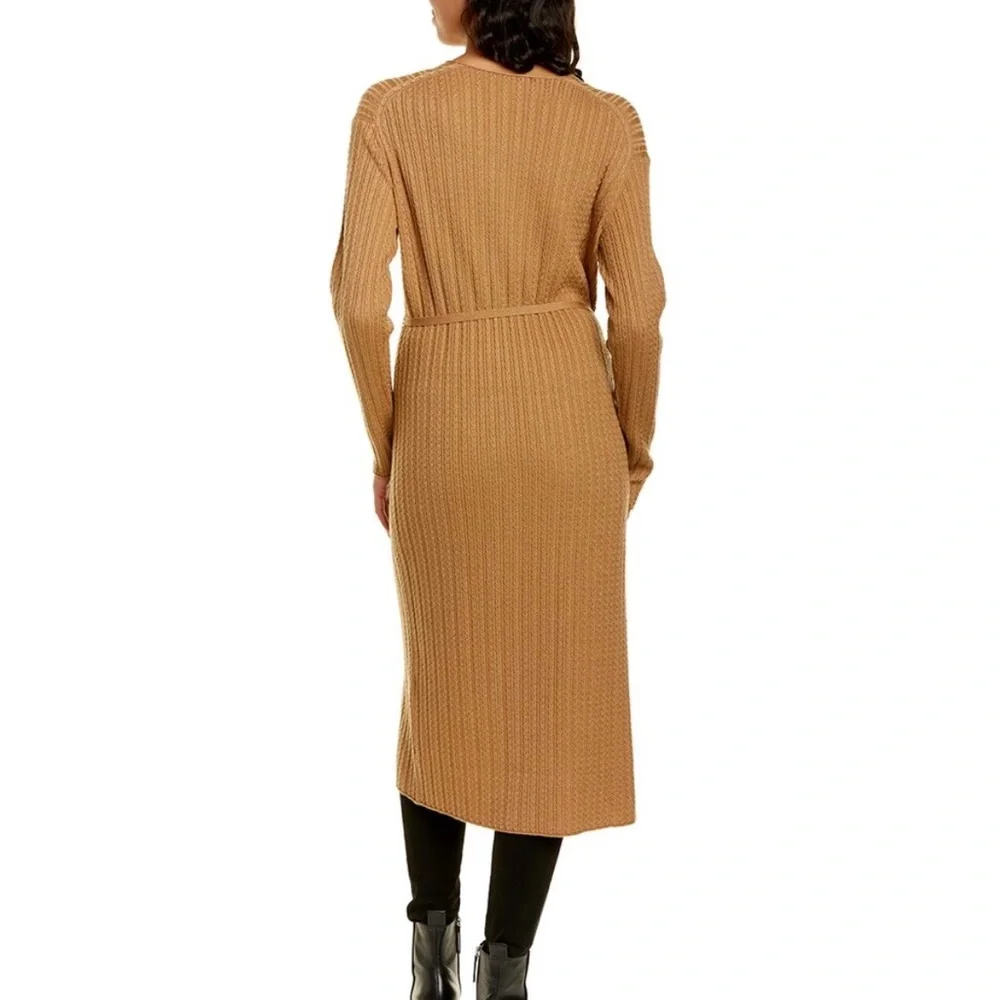 Theory Cable Rib Long Cardi - Picture 3 of 4